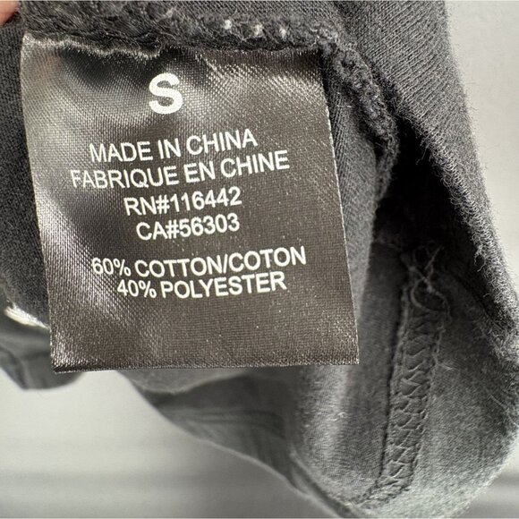 Lurking Class Mens Black T-Shirt With Barbed Wire Collar and Reaper Logo S Black - Picture 6 of 9